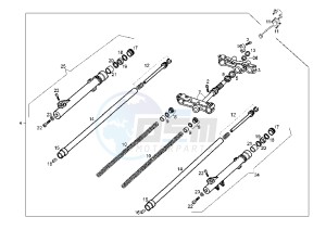 SENDA R DRD RACING LTD - 50 cc drawing FRONT FORK