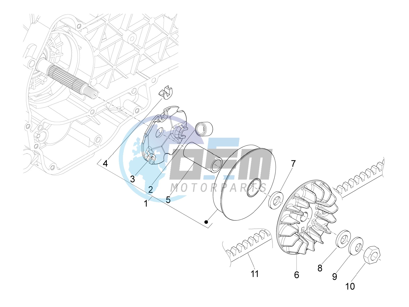 Driving pulley