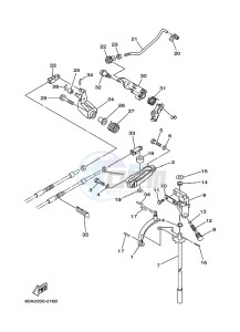 F50DETL drawing THROTTLE-CONTROL