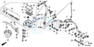 TRX420FPMB drawing FR. BRAKE MASTER CYLINDER