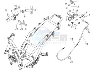 Beverly 500 Cruiser e3 2007-2012 drawing Locks