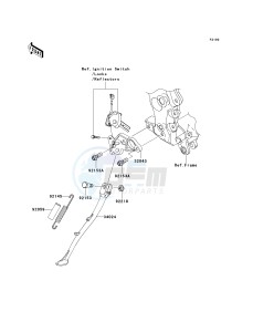 KRF 750 F [TERYX 750 4X4 NRA OUTDOORS] (F8F) C8F drawing STAND-- S- -