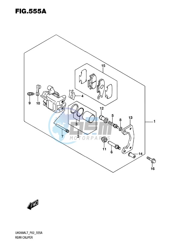 REAR CALIPER