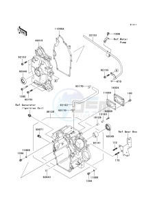 KAF 620 M [MULE 4010 4X4] (M9F) M9F drawing CRANKCASE