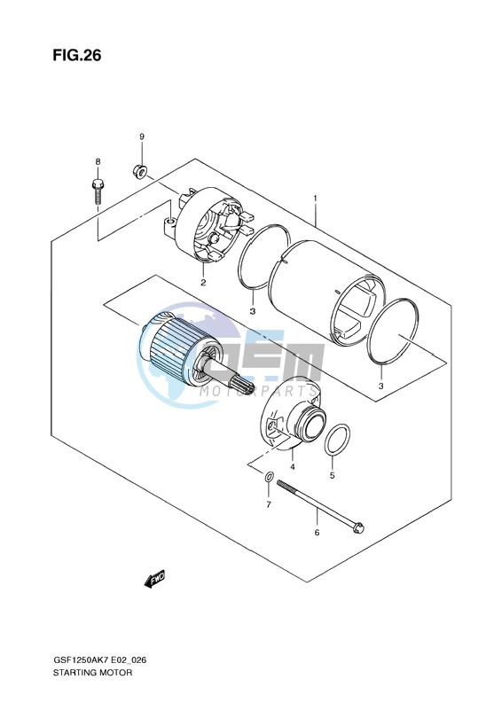 STARTING MOTOR