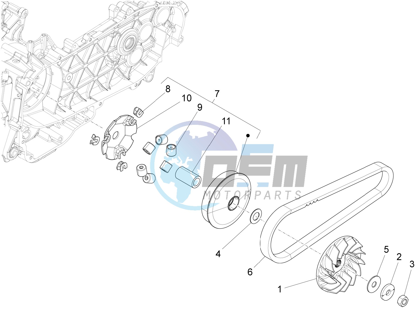 Driving pulley