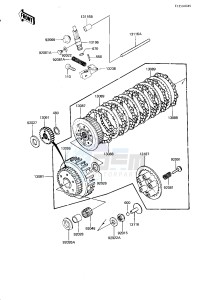 KZ 750 N [SPECTRE] (N1-N2) [SPECTRE] drawing CLUTCH