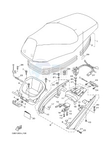 HW125 XENTER 125 (53B5) drawing SEAT