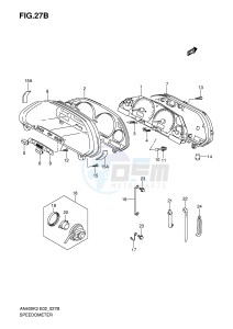 AN400 (E2) Burgman drawing SPEEDOMETER (AN400SK5 K6 IMOBI)