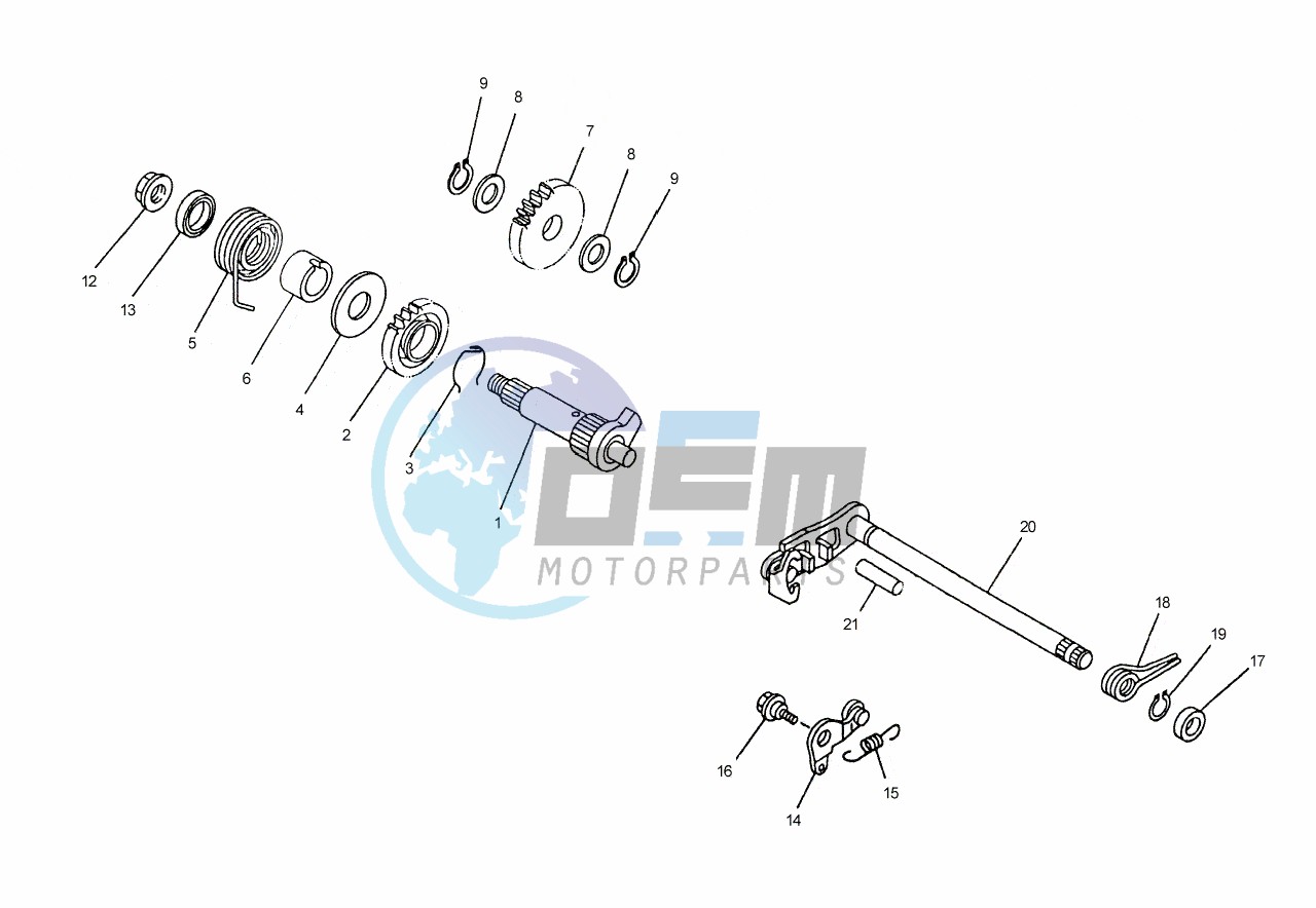 T07  GEAR SHAFT