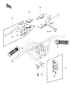 KD 80 C [KD80] (M1-M2) [KD80] drawing HANDLEBAR