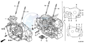 SXS700M4H Europe Direct - (ED) drawing CRANKCASE