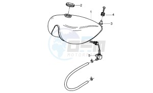 Classic 50 drawing Fuel Tank