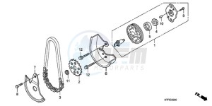 SH1509 Europe Direct - (ED) drawing OIL PUMP