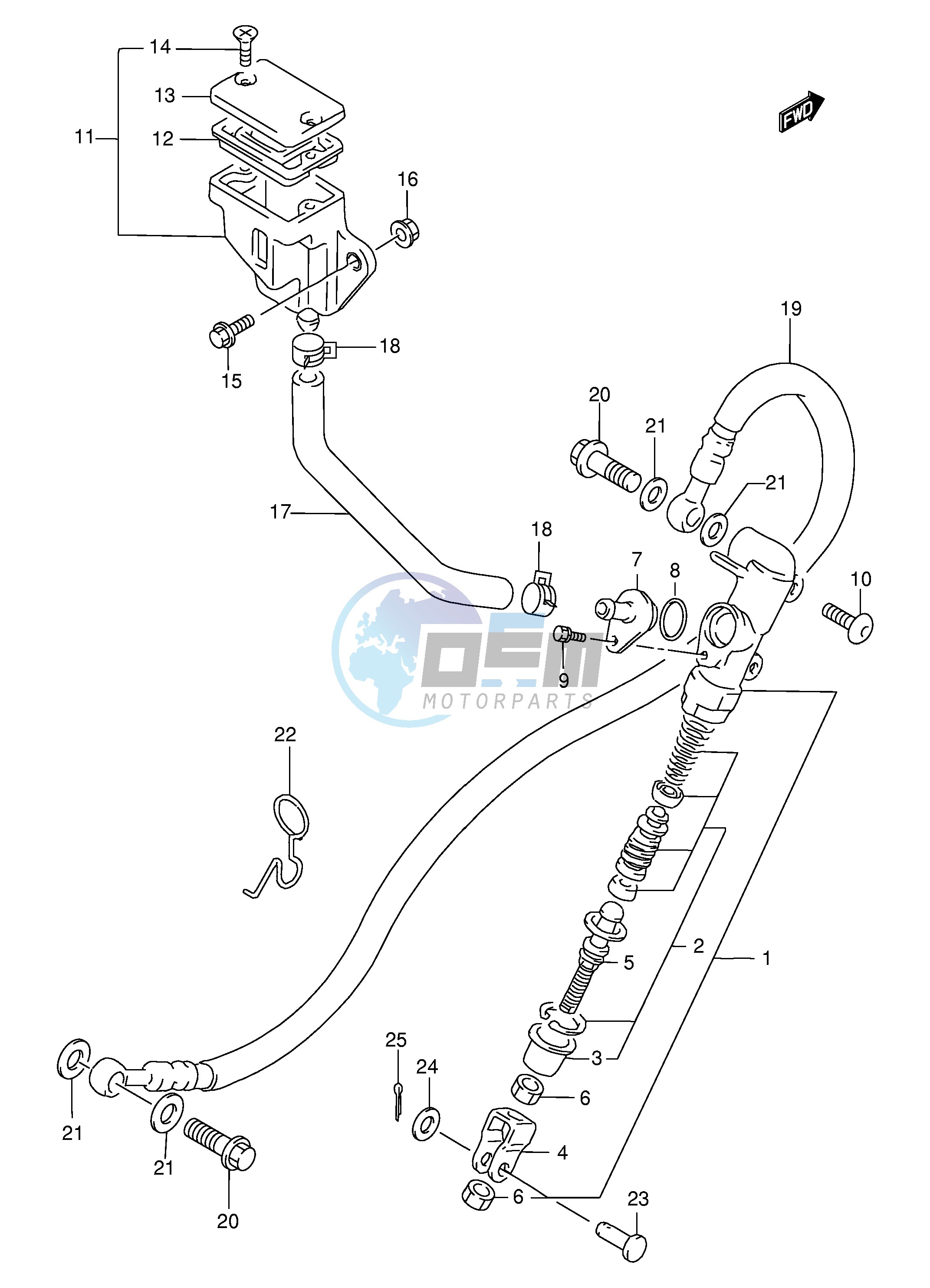 REAR MASTER CYLINDER