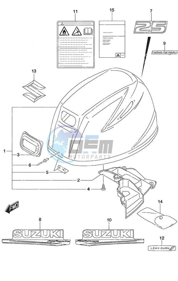 Engine Cover Non-Remote Control