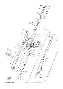 OVETTO 4 50 OVETTO 4 (2AC8) drawing FRONT FORK