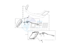 YP R X-MAX 125 drawing FLASHER LIGHT