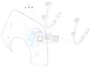 PRIMAVERA 50 4T-3VS E4 (EMEA) drawing Windshield - Glass