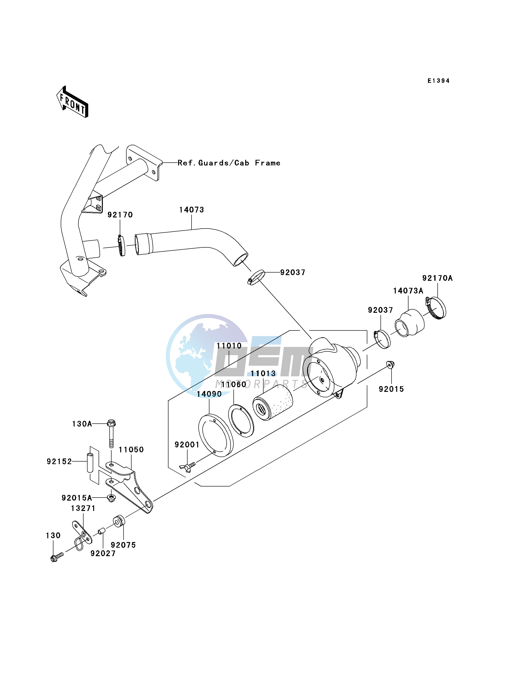 AIR CLEANER-BELT CONVERTER