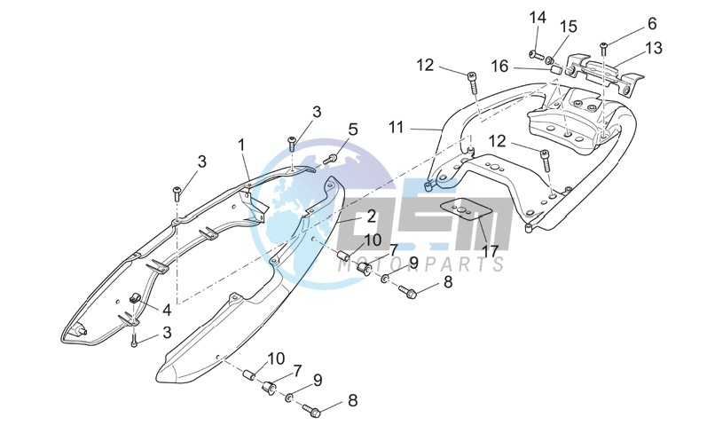 Rear body - Rear fairing