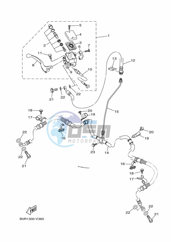 FRONT MASTER CYLINDER