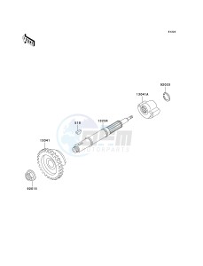 KSF 250 A [MOJAVE 250] (A15-A18) [MOJAVE 250] drawing BALANCER