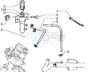 Hexagon 180 GTX drawing Bleeding system