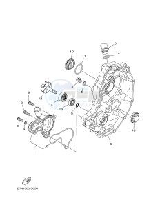 CZD300A X-MAX 300 X-MAX (B741 B749) drawing WATER PUMP