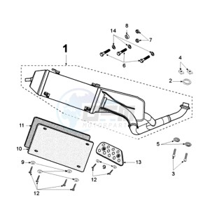 FOX PBAX BE drawing EXHAUST