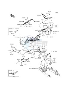 NINJA 300 EX300AGF XX (EU ME A(FRICA) drawing Side Covers/Chain Cover