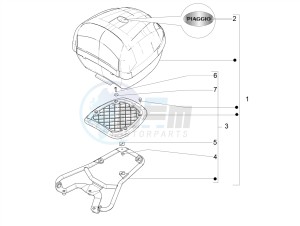 TYPHOON 50 2T EURO 4 (EMEA-APAC) drawing Rear luggage rack