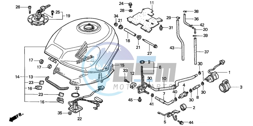 FUEL TANK (VFR750FR/FS/FT/FV)