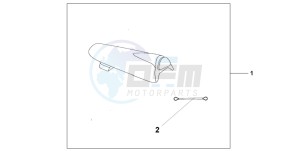 CBR900RE drawing SEAT COWL*PB257M*