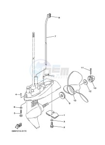 F2-5MSHC drawing PROPELLER-HOUSING-AND-TRANSMISSION-2