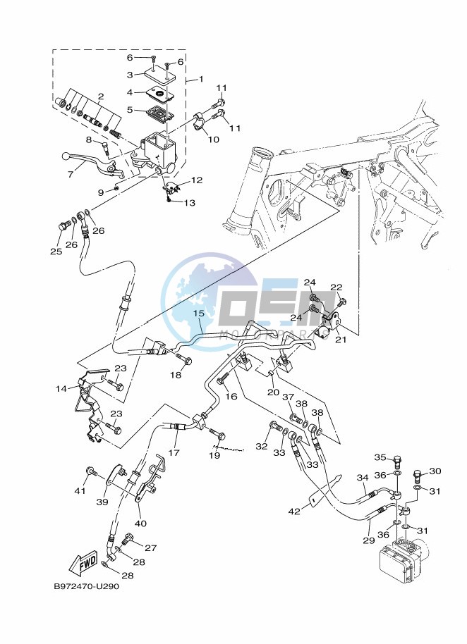 FRONT MASTER CYLINDER