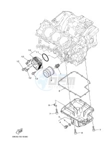 MTN850 MTN-850D MT-09 SP (B6C1) drawing OIL CLEANER