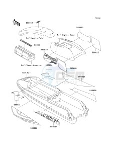 JS 750 C [SXI PRO] (C1-C5) [SXI PRO] drawing DECALS-- JS750-C2- -