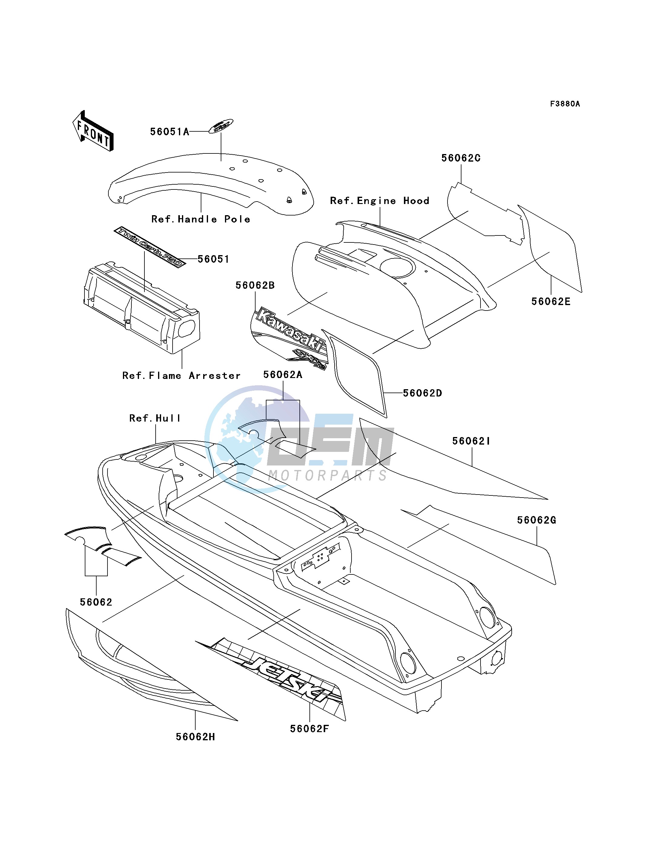 DECALS-- JS750-C2- -