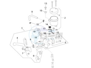 RSV4 1100 RACING FACTORY E4 ABS (NAFTA) drawing Front master cilinder