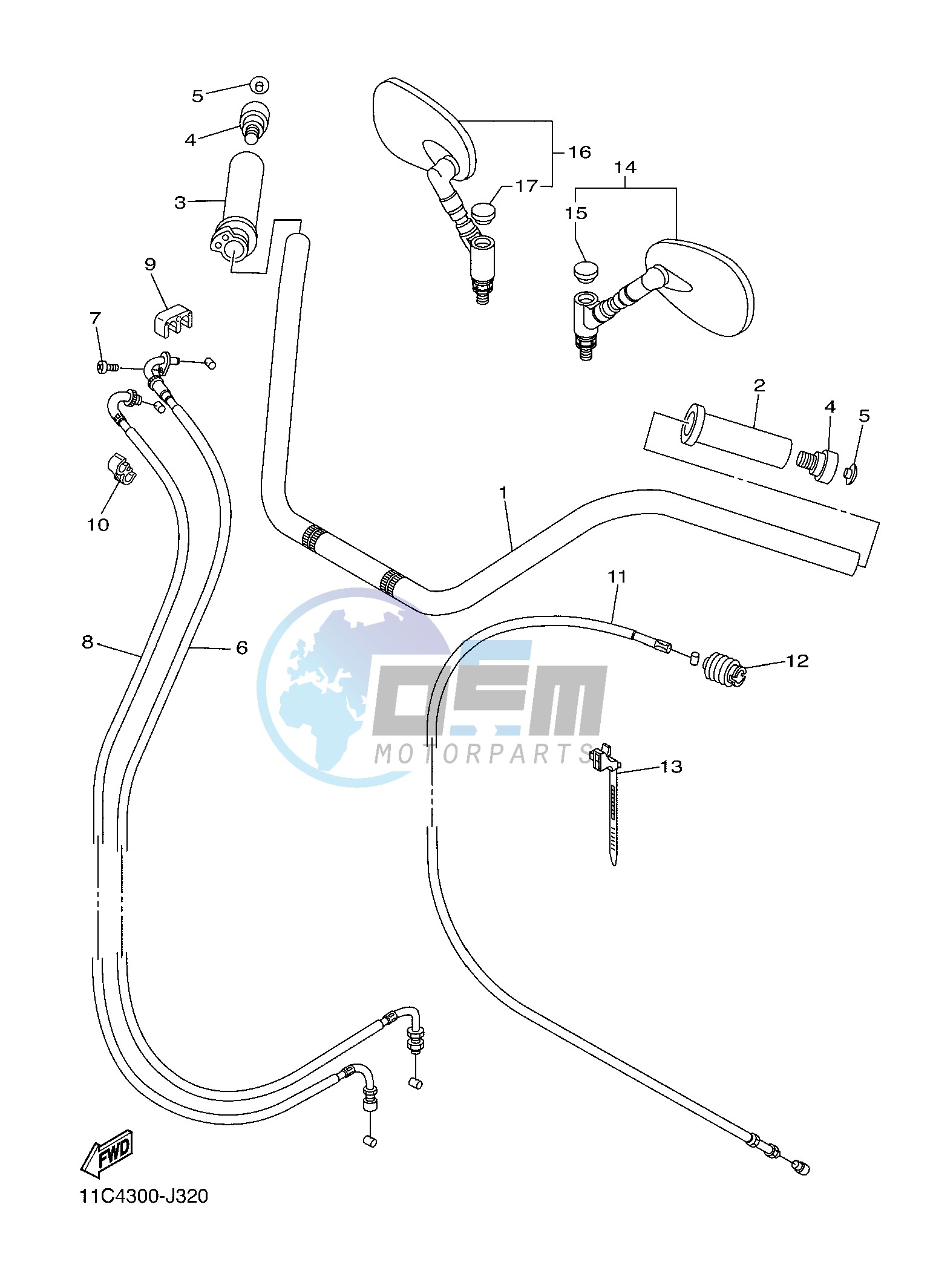 STEERING HANDLE & CABLE