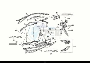 JET X 125 (XH12WW-EU) (E5) (M1) drawing BODY COVER