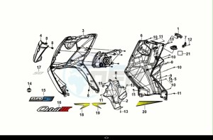 ORBIT III 50 (XE05W2-NL) (E5) (M1) drawing FRONT COVER - FRONT INNER BOX