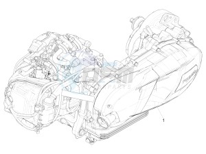 PRIMAVERA 150 4T 3V IGET ABS-NOABS E2-E3-E4 (APAC) drawing Engine, assembly