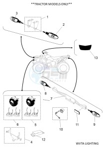 YFM450FWBD KODIAK 450 (B5R3) drawing WVTA LIGHTING