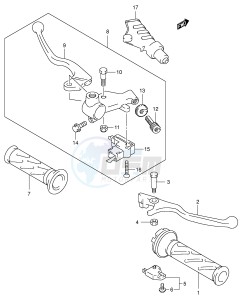 VL125 (E2) drawing HANDLE LEVER