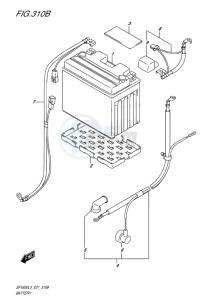 SFV 650 ABS GLADIUS EU drawing BATTERY