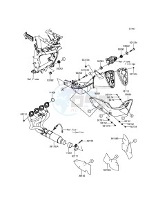 Z800 ZR800CDS UF (UK FA) XX (EU ME A(FRICA) drawing Muffler(s)