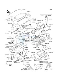 KAF 620 G [MULE 3000] (G6F-G8F) G7F drawing FRAME FITTINGS