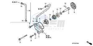 CBR125RW9 Australia - (U) drawing WATER PUMP